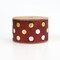 LaRibbons 2 1/2" Holiday Wired Ribbon | Rust Lame w/ Metallic Dot | 10 Yard Roll